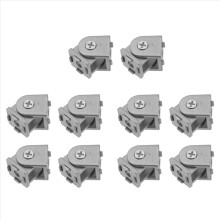10 Pcs Aluminum Alloy Pivot Joint for Extrusion Profile 2020 Series Fl