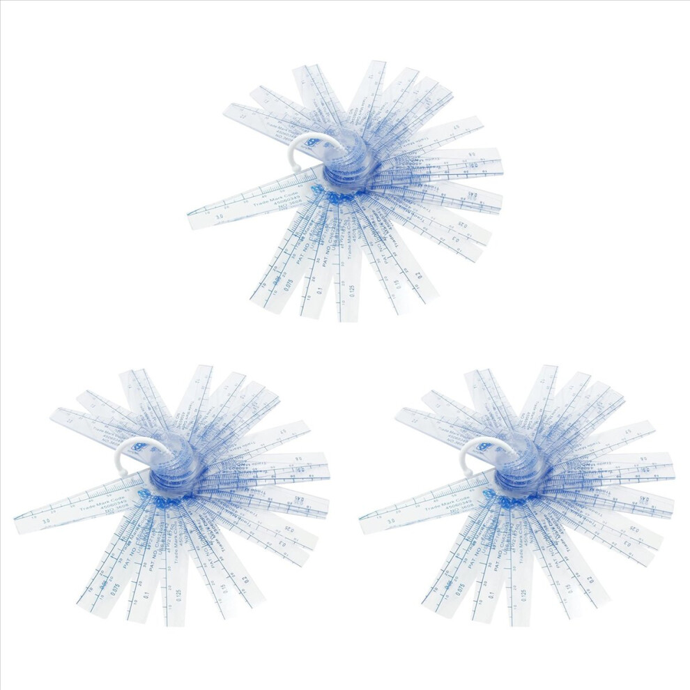 Photos - Other Hand Tools Pack Plastic Feeler Gauge 0.05-3mm Thickness Measuring Tools 25 in 1