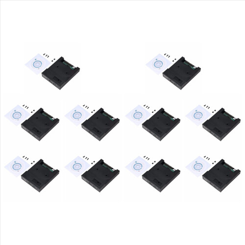 10 unidades SFR1M44-U100K pretas, 3,5 polegadas, 1,44 MB, SSD, emulador de disquete USB
