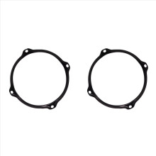 2X Drum Rim Alloy 6inch 4 Hole Snare Hoop for 6Inch Percussion Instrum