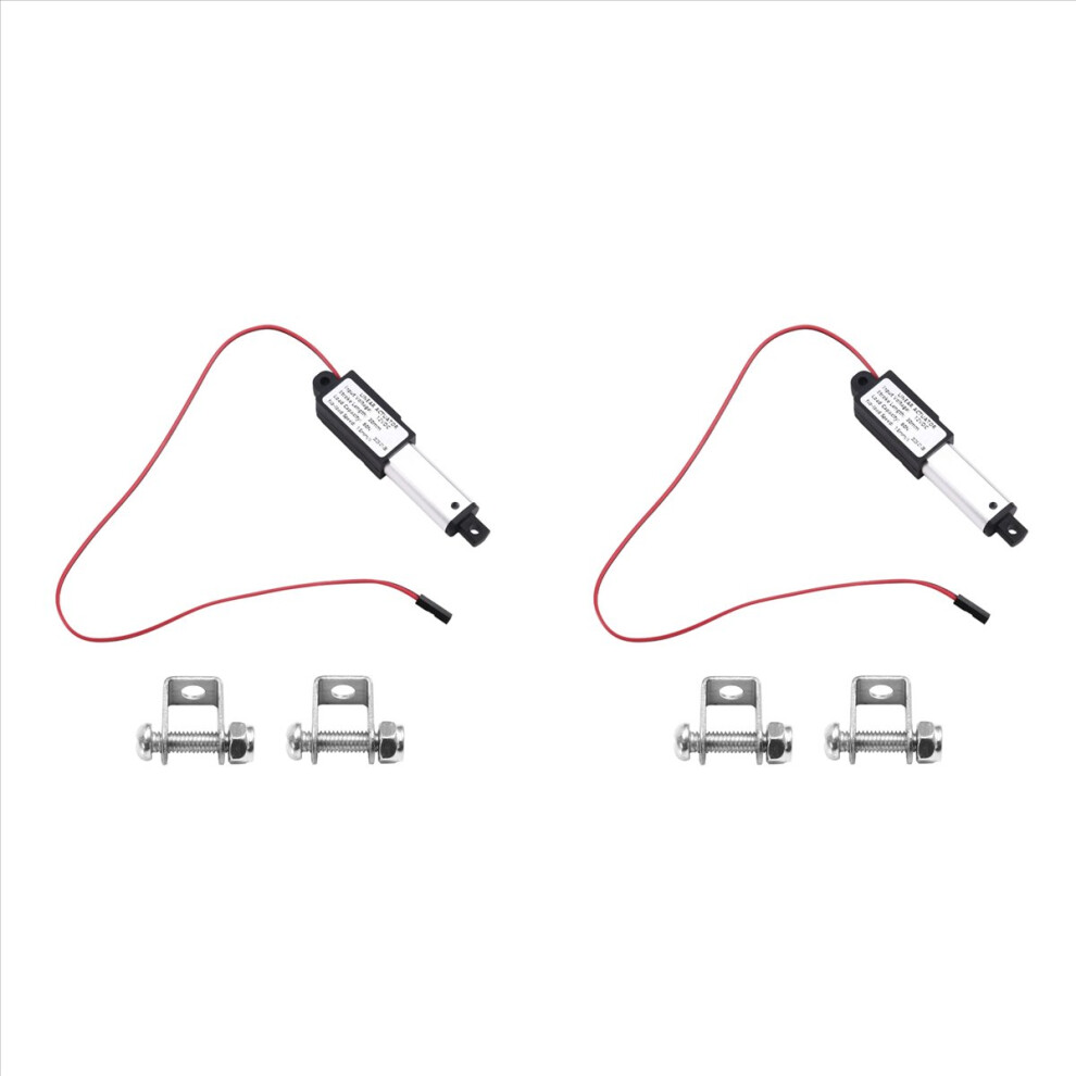2X Micro-Type Linear Actuator,1In Stroke,60N/13.5Lb,Speed 15Mm/S Mini 4851296929188