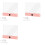 3X Book Light, Rechargeable Clear LED Flat Reading Light with 3 Colors 1