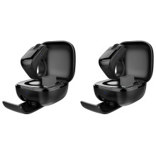 2X Wireless Scrolling Ring,Air Finger Ring Mouse with Touchpad,Bluetoo