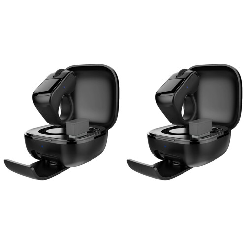 2X Wireless Scrolling Ring,Air Finger Ring Mouse with Touchpad,Bluetoo