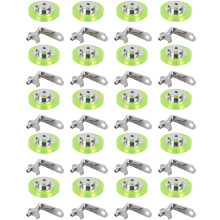 20 Set 200mm Aluminum Polyurethane Industrial Encoder Wheel Measuring