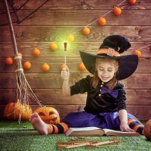 48 Stück Hexenbesen-Bleistifte für Halloween-Partys