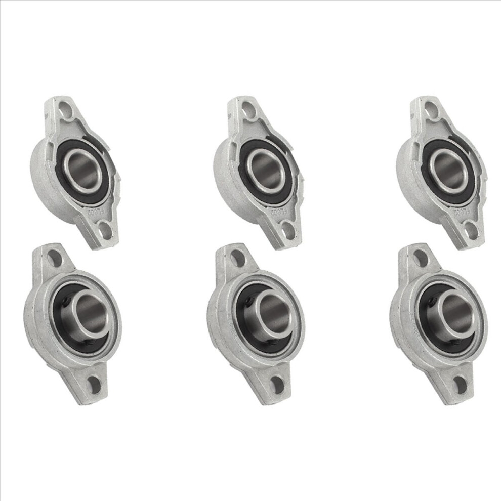 Kfl002 Fl002 Self Aligning Pillow Block Flange Bearing 15Mm 6Pcs 4851296935066