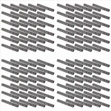120Sets Plastic Cubes Price Display Tags Adjustable Number Stand Frame