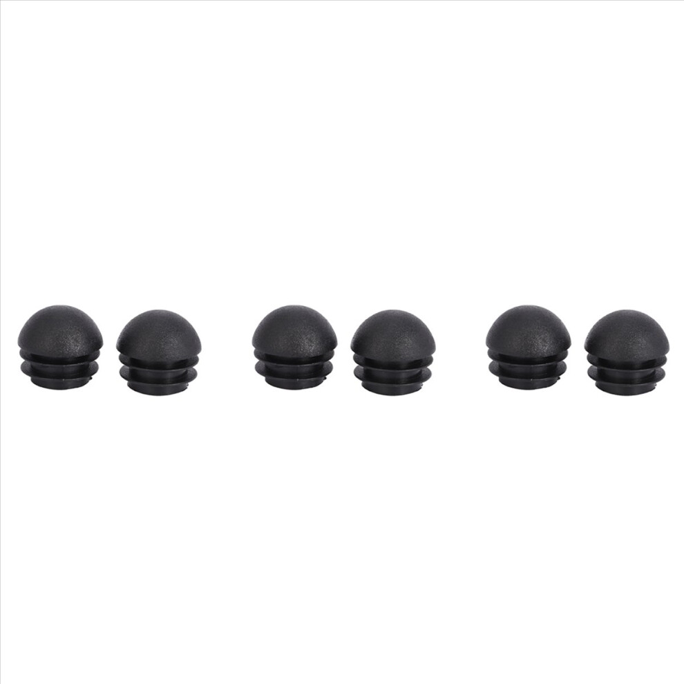 Pcs 25Mm Dia Plastic Round Tube Inserts End Blanking Caps Black 4851296934397