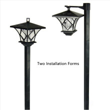 10X 1.5M LED Solar Powered Traditional Garden Lamp Post Lamppost Lante