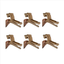 60 Pcs Wooden Hanger for Baby Clothes Natural Wood Rack Room Nursery D