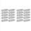 20er-Pack ovale Tarteringe, perforierte Backringe, Gebäckringe, Edelstahl 1