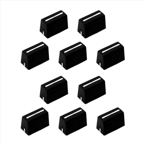 10 τεμάχια Universal Fader Knobs Cap Straight Slide Potentiometer για DJ Co