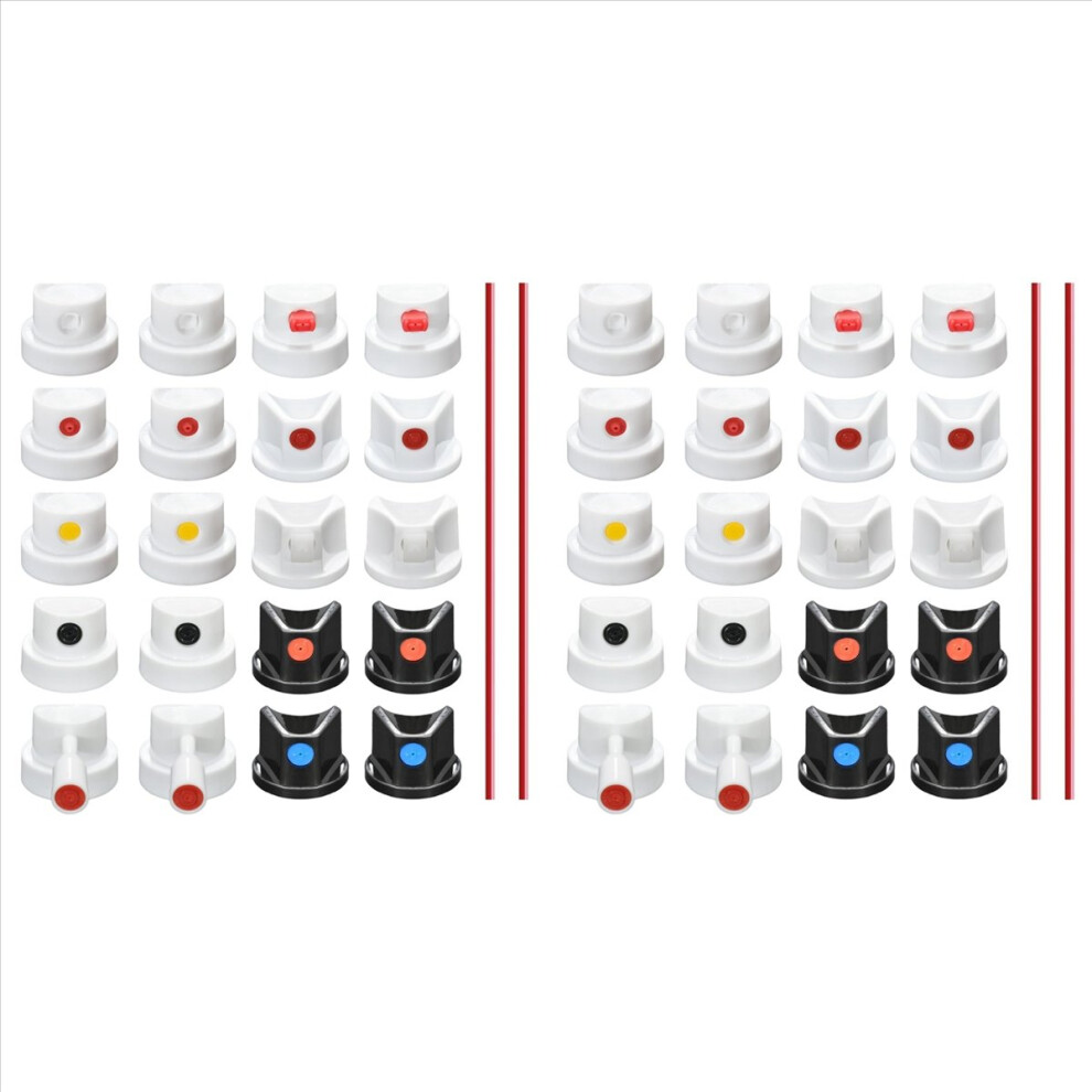 Universal Spraying Can Nozzle Kit For Montana/ - 40 Assorted Caps & Ti 4852426867936