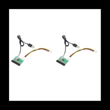2X 1.44MB 3.5Inch Floppy Drive Connector 34 PIN 34P to USB Cable Adapt