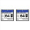 2X 64MB Compact Flash Memory Card για Κάμερα, Διαφημιστική Μηχανή, Ind. 1