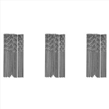 60 Pcs 0.5mm Diameter Straight Shank Metal Spiral Twist Drill Bit