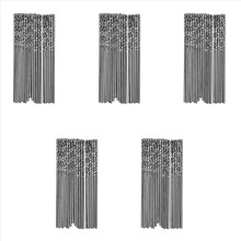 100 Pcs 0.5mm Diameter Straight Shank Metal Spiral Twist Drill Bit