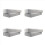 4X Foldable Under Bed Large Storage Boxes Thick Breathable Underbed Cl 1