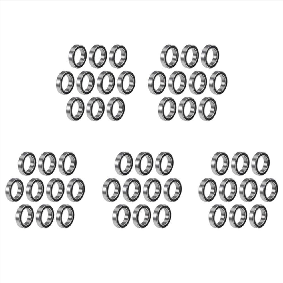 50Pcs 6701- 12X18x4 Mm Miniature Double Rubber Sealed Deep Groove Ball 4852426874620