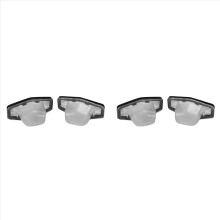 LED-kentekenplaatverlichting met lampenkap voor Honda Accord -V, 4-delige kentekenplaatverlichtingsset.