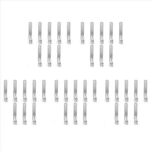 40 mini-barres de levier plates multifonctions en acier inoxydable