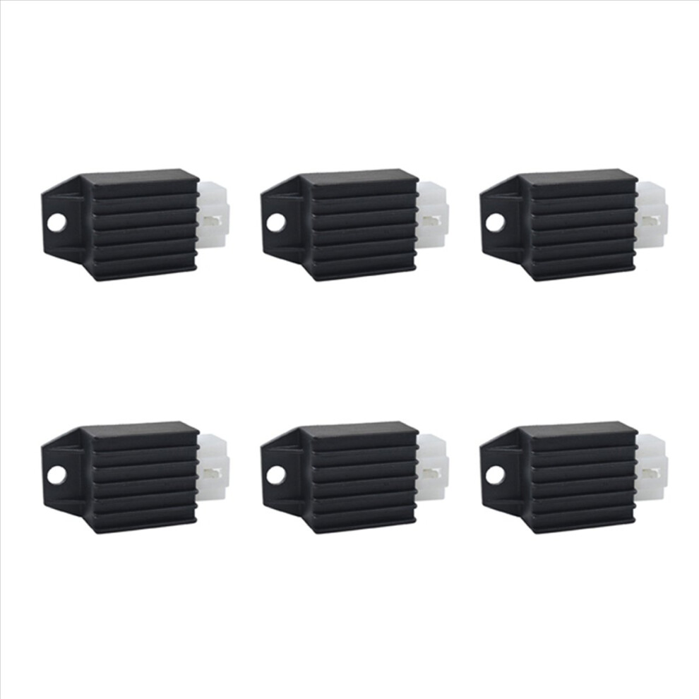 6X 12V 4 Pin Rectifier Regulator For 50Cc 90Cc 110Cc 125Cc Pit Quad Di Black 4852426873715