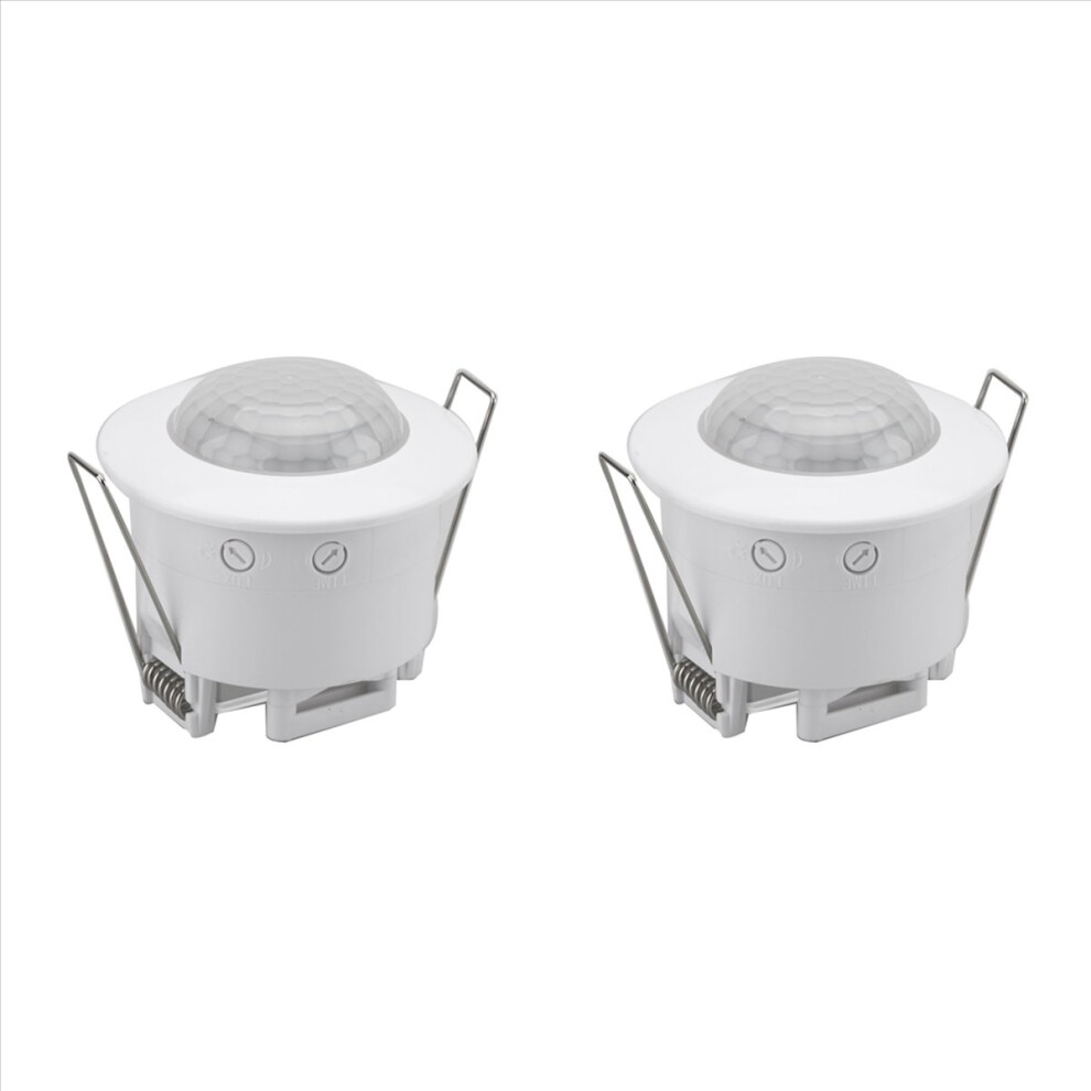 2X Ceiling Recessed Pir Motion Sensor Infrared Adjustable Detector For 4852426873289