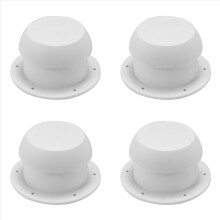 4x Ronde paddenstoelvormige ventilatiekap voor camperaccessoires Top Mo