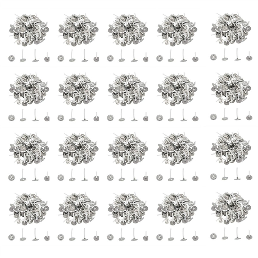 10000Pcs Candle Wicks 1 Inch Low Smoke Wick With Metal Tabs Tea Light 4852426872305