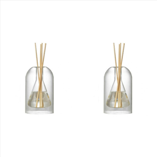 2X Storage Diffuser Bottles Aromatherapy Bottle Modern Glass Essential