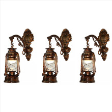 3X Vintage LED Wall Lamp Barn Lantern Retro Coal Oil Light European An