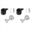 2X Steam Release Handle Float Valve Replacement Parts with 3 Silicone 1