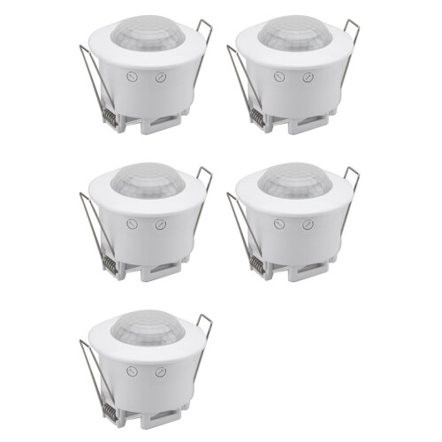 5X Ceiling Recessed PIR Motion Sensor Infrared Adjustable Detector for