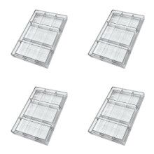 4X Polycarbonate Chocolate Bar Mold for Candy Making, Baking and Snack