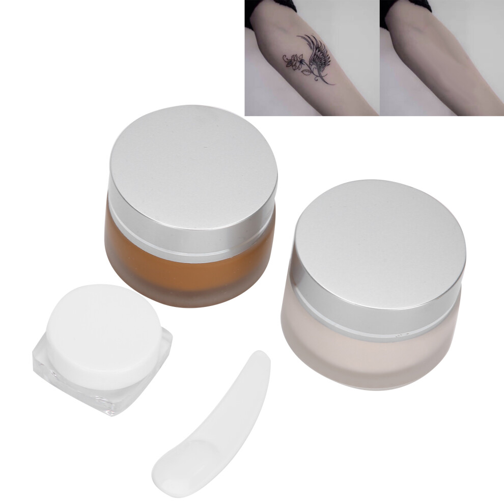 Cream Waterproof Tattoo Cover 20G+20G Concealer For Scar & Vitiligo