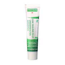 2Pcs Aquarium Glue, Clear Silicone Sealant Waterproof with Scraper, Clear Silicone Sealant for Underwater Repairs, 60ML