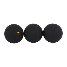 3 Stück Squashball-Set Einzel Blau & Gelbe Punkte 4cm Gummi zum Training
