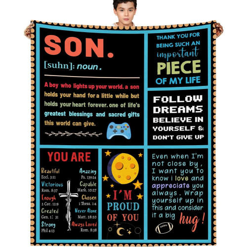 Coperta di compleanno per ragazzi adolescenti, 40x50 pollici
