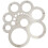 Stainless Steel Round Corner Cutter Circle Drawing Template Leathercraft Ruler Tool 1