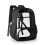 Sac à dos transparent en PVC, robuste et grande capacité, noir. 1