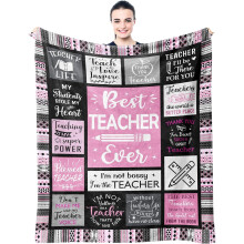 Deken als blijk van waardering voor de schoolleider (152 x 127 cm) – Geschikt voor alle schoolleiders, ideaal als afscheids- of verjaardagscadeau