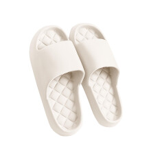 Chinelo Wioihee Floopi para Mulheres – Sandálias Casuais de Dedo, Calcanhar Acolchoado Confortável, Solado Antiderrapante, Branco, Tamanho 41