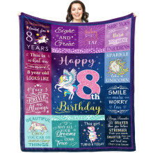 Couverture pour le 5e anniversaire d'une fille, 50 x 40 pouces