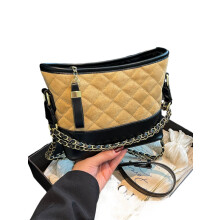 Women's Quilted Chain Bag – Vintage Luxury Shoulder &amp; Crossbody Hobo Bucket Bag
