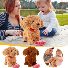 Realistic Robot Dog Toy with 3 AA Batteries – Lifelike Moving & Barking, Durable Interactive Pet for Home/Gifts, 11in, Compatible with AA Batteries
