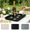Plateau de service gris 14 x 10 pouces 1