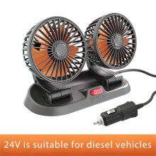 Car Fan 360 Adjustabl Head Air-Vent Brushless Motor Vehicle Fan Low Noise for Car