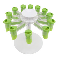 Rotating Spice Bag Rack Organizer ABS PP – Kitchen Countertop Storage