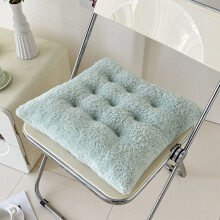 Solid Color Frosted Dining Chair Cushions – Non-Fading, Compatible with Kitchen, Dining Room & Office Chairs